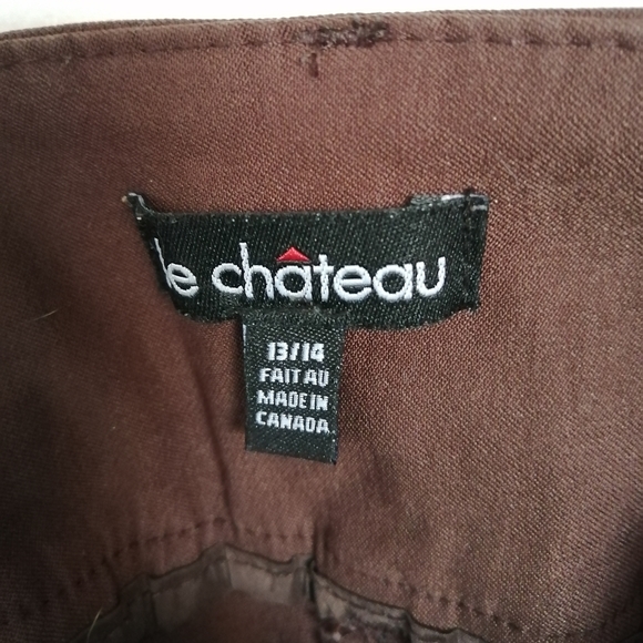 Y2K Le Chateau Brown Pants - Picture 4 of 5